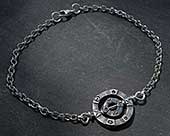 Viking designer silver bracelet