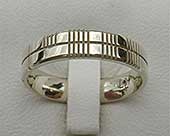 White gold Ogham ring