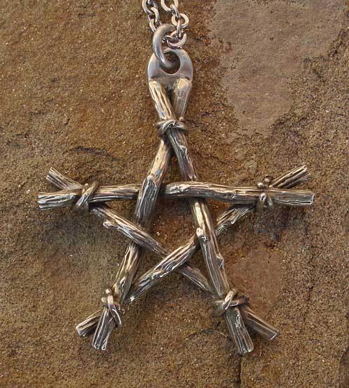 wiccan star necklace