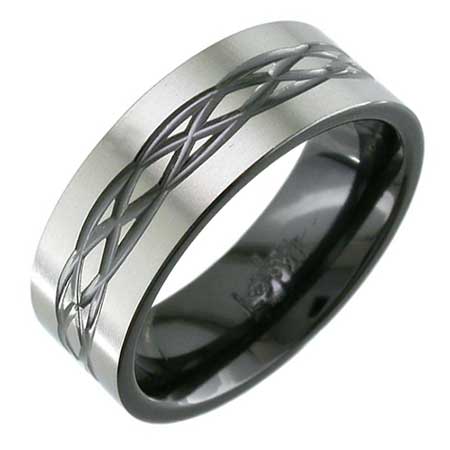 Wide Celtic Knot Ring 