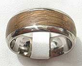 Wooden wedding ring