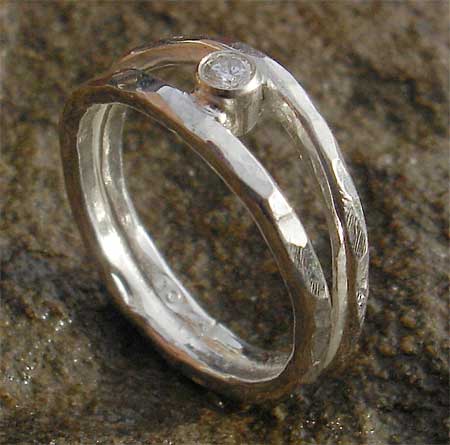 women's designer diamond ring