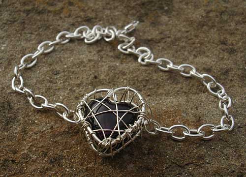 Womens designer heart shaped bracelet