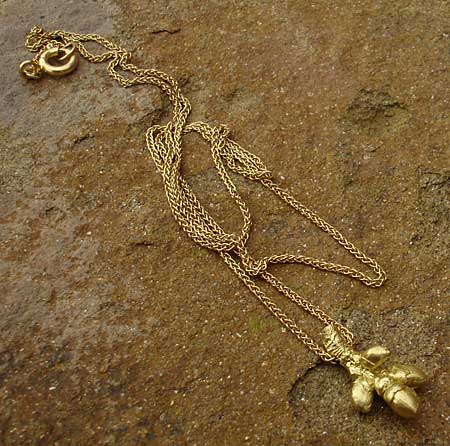 womens gold designer necklace