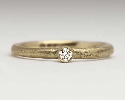 Yellow Gold Lab Grown Diamond Rings | Created Brilliance UK