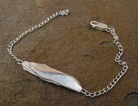 women's silver designer bracelet