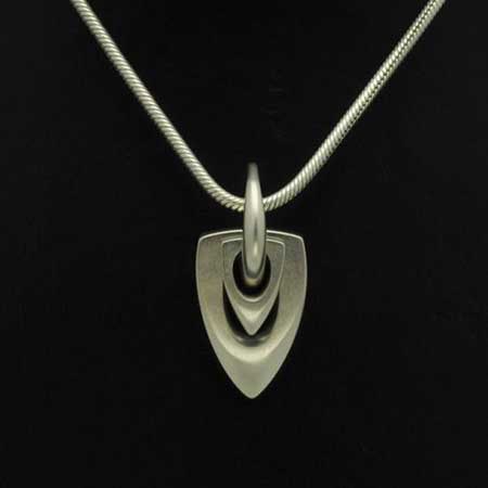 womens silver designer necklace