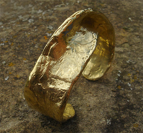 womens unusual torc bracelet
