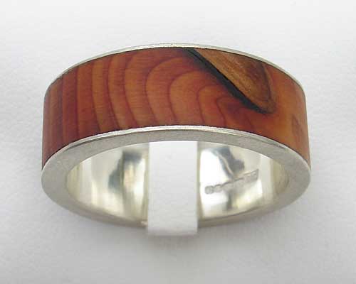 wooden wedding ring