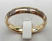 Gold Ogham ring