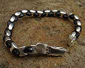 Yin and yang beaded designer bracelet
